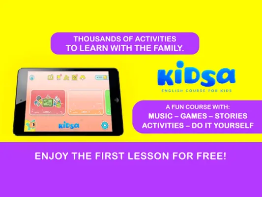 Kidsa English Course android App screenshot 0